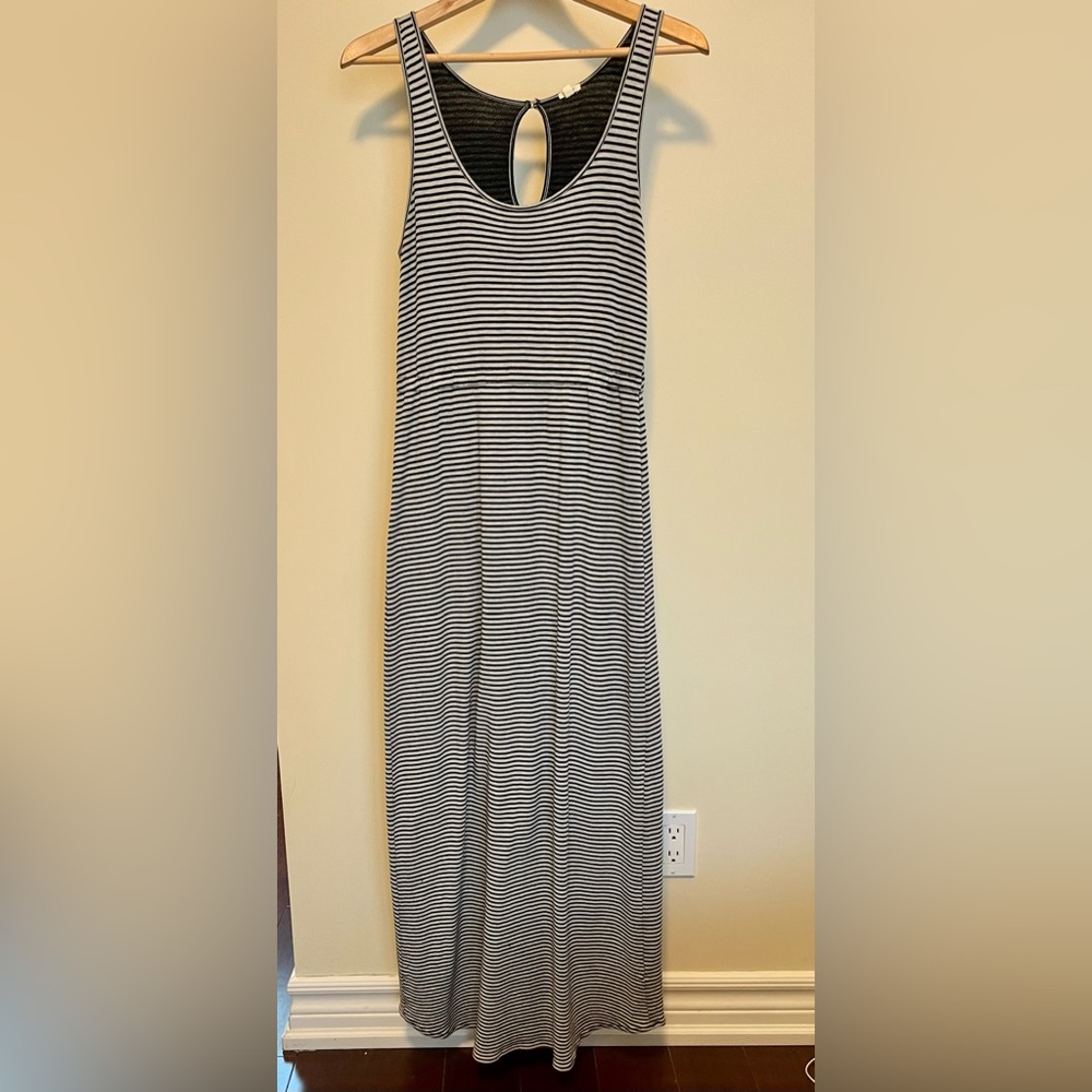 🔵 BOGO J Crew Striped Maxi Dress